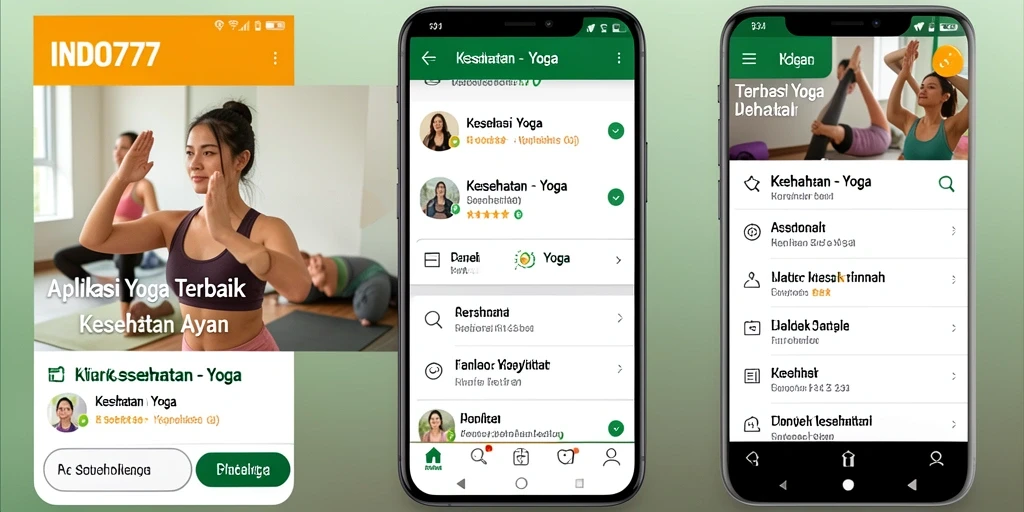 Screenshot antarmuka aplikasi Yoga INDO777 yang menarik dan mudah digunakan.