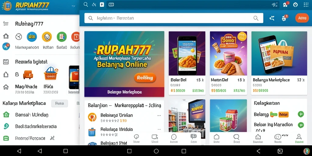 Antarmuka RUPIAH777 yang menarik dan mudah digunakan untuk belanja online.