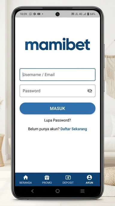 Masuk Akun Mamibet untuk Pengguna Android